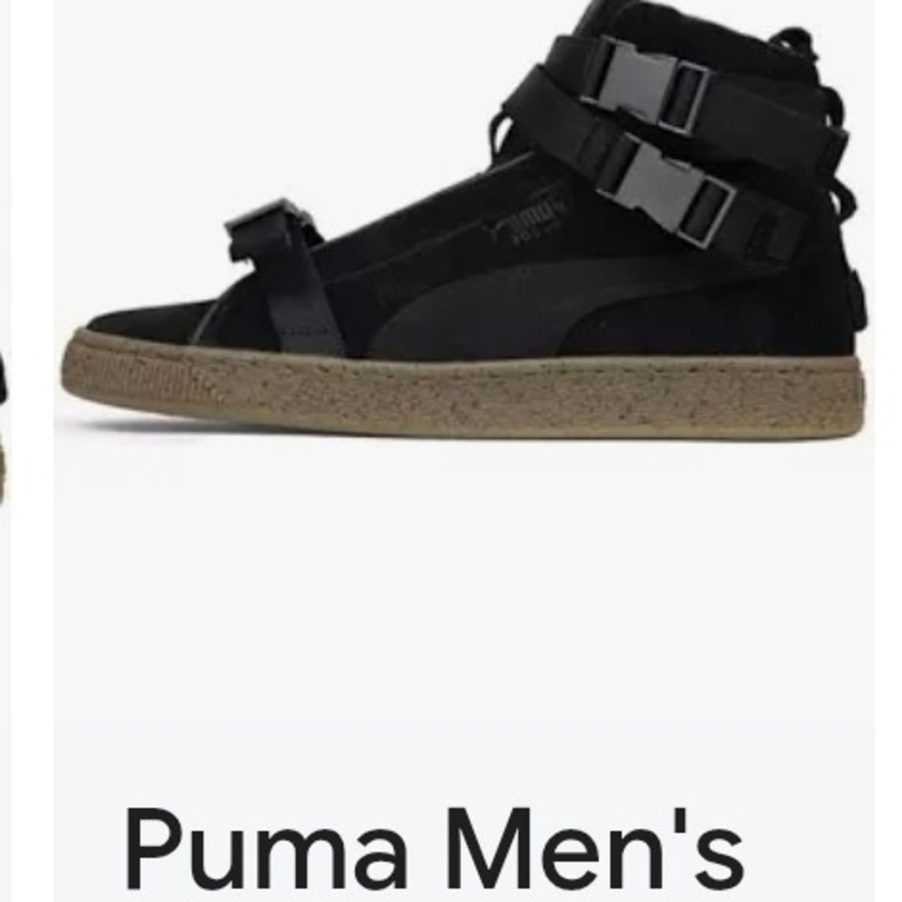 Puma X The Weekend Men's Black High-Top Sneakers